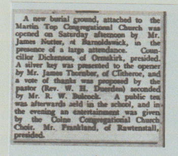 Article re chapel burial ground 350