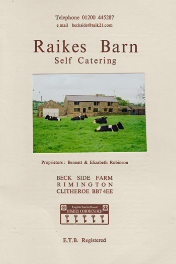 Raikes Barn leaflet 350